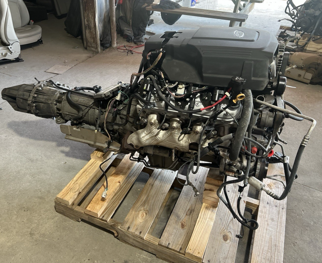 2010 YUKON 6.2L L94 COMPLETE ENGINE & TRANS PULL OUT 4WD 6L80 LS2 LS3 LS1 - Image 5