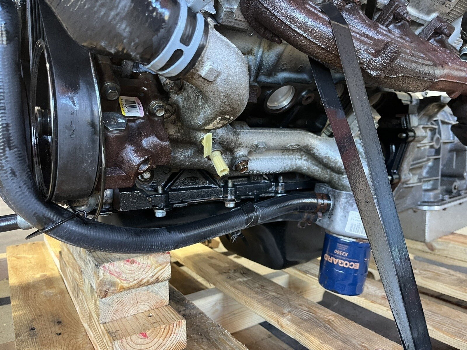 02 FORD F150 5.4L SUPERCHARGED ENGINE TRANSMISSION PULLOUT SVT LIGHTNING HARLEY - Image 8